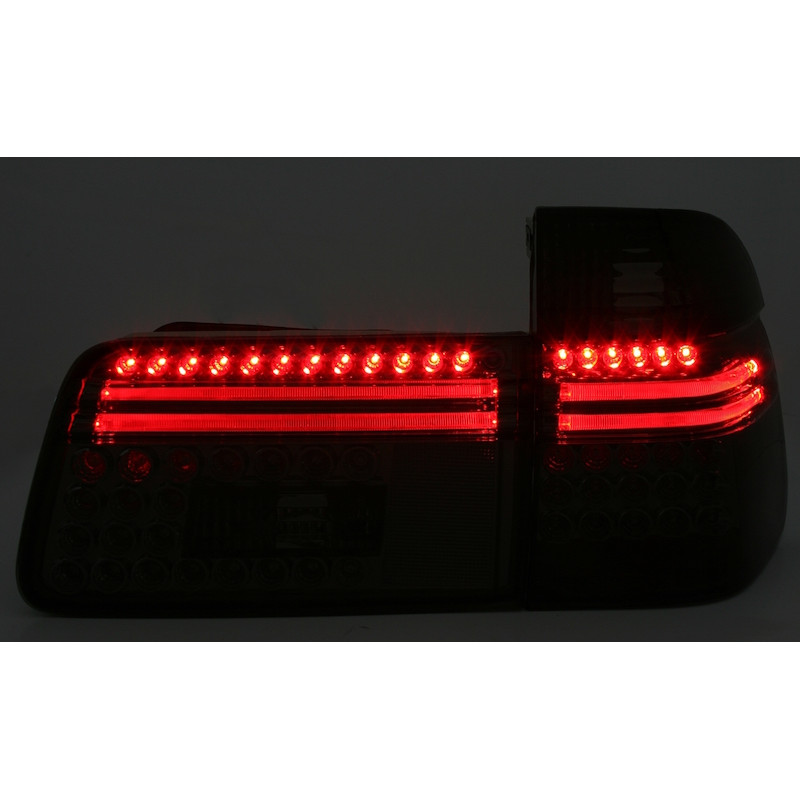 BMW e39 Touring (97-04) LED aizmugurejie lukturi, sarkani/tonēti