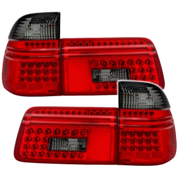 BMW e39 Touring (97-04) LED aizmugurejie lukturi, sarkani/tonēti