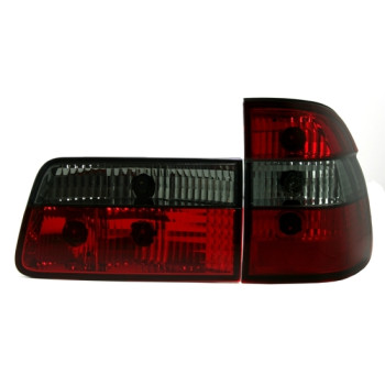 BMW e39 Touring (97-04) aizmugurejie lukturi, sarkani/tonēti
