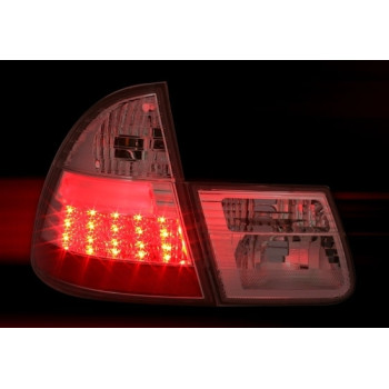BMW e46 Touring (99-05) LED aizmugurejie lukturi, hromēti
