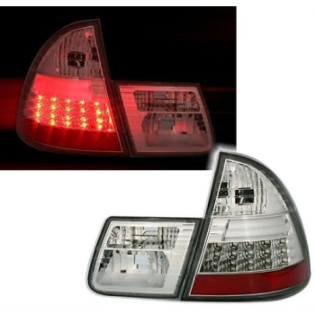 BMW e46 Touring (99-05) LED aizmugurejie lukturi, hromēti