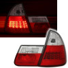 BMW e46 Touring (99-05) LED aizmugurējie lukturi, sarkani/hromēti