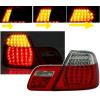 BMW e46 Coupe (99-03) LED aizmugurejie lukturi, dinamiskie pagriezienu rādītāji, sarkani/hromēti