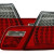 BMW e46 Coupe (99-03) LED aizmugurejie lukturi, dinamiskie pagriezienu rādītāji, sarkani/hromēti