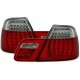 BMW e46 Coupe (03-06) LED aizmugurejie lukturi, sarkani/hromēti
