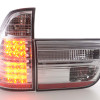 BMW X5 e53 (99-06) LED aizmugurejie lukturi, hromēti 2