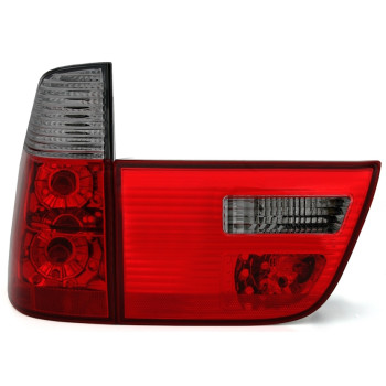 BMW X5 e53 (99-06) aizmugurējie lukturi, sarkani/tonēti