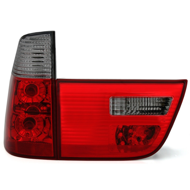 BMW X5 e53 (99-06) aizmugurējie lukturi, sarkani/tonēti