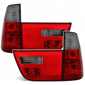 BMW X5 e53 (99-06) aizmugurējie lukturi, sarkani/tonēti