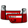 BMW X5 e53 (99-06) LED aizmugurējie lukturi, sarkani/hromēti 2 (spraudnis ar 4 kontaktiem)