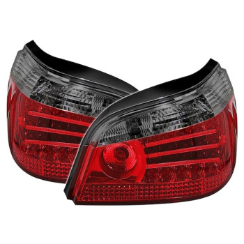 BMW e60 (03-07) LED aizmugurejie lukturi, sarkani/tonēti 2