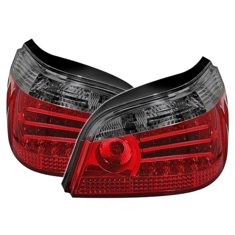 BMW e60 (03-07) LED aizmugurejie lukturi, sarkani/tonēti 2