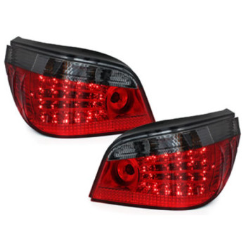 BMW e60 (03-07) LED aizmugurejie lukturi, sarkani/tonēti 2