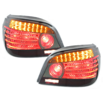 BMW e60 (03-07) aizmugurējie lukturi, LED tonēti