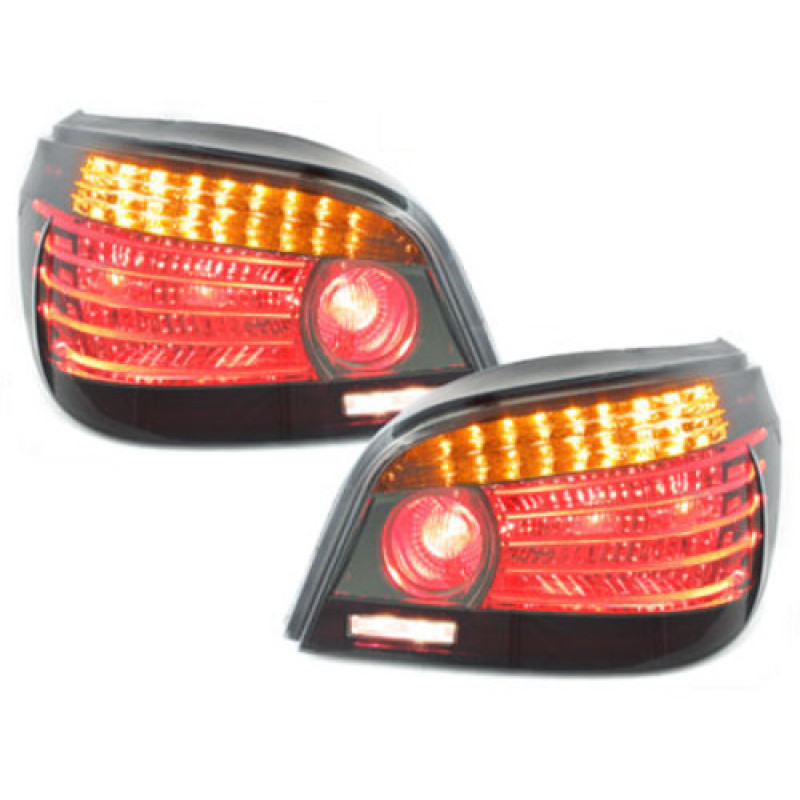 BMW e60 (03-07) aizmugurējie lukturi, LED tonēti