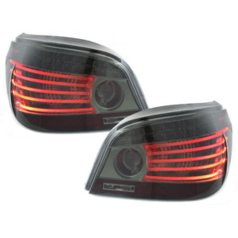 BMW e60 (03-07) aizmugurējie lukturi, LED tonēti