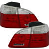 BMW e61 (04-07) LED aizmugurējie lukturi, sarkani/hromēti