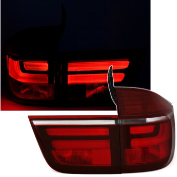BMW X5 e70 (07-10) LED aizmugurejie lukturi, sarkani