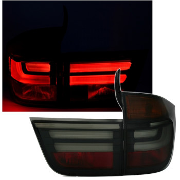 BMW X5 e70 (07-10) LED aizmugurejie lukturi, tonēti