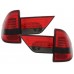 BMW X3 e83 (04-06) LED aizmugurejie lukturi, sarkani/tonēti