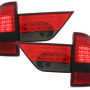 BMW X3 e83 (03-06) LED aizmugurejie lukturi, sarkani/tonēti
