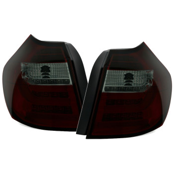 BMW e81/e87 (04-07) LED aizmugurejie lukturi, sarkani/tonēti