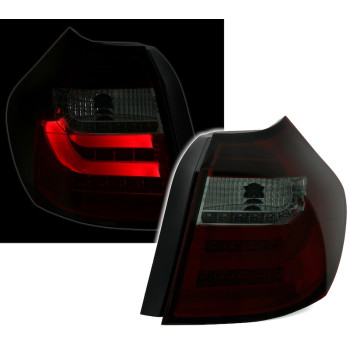 BMW e81/e87 (04-07) LED aizmugurejie lukturi, sarkani/tonēti