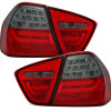 BMW e90 (05-08) LED aizmugurejie lukturi, sarkani/tonēti 2