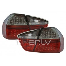 BMW e90 (05-08) LED aizmugurejie lukturi, sarkani/tonēti 2