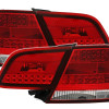 BMW e92 (06-10) LED aizmugurējie lukturi, sarkani/hromēti