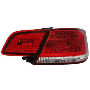 BMW e92 (06-10) LED aizmugurējie lukturi, sarkani/hromēti
