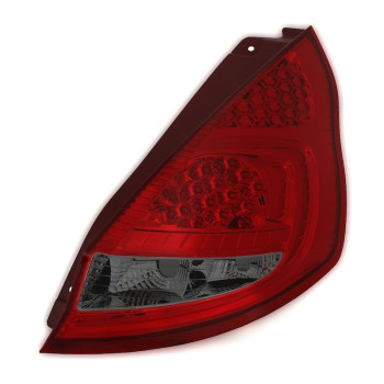 Ford Fiesta MK7 (08-13) LED aizmugurejie lukturi, sarkani/tonēti