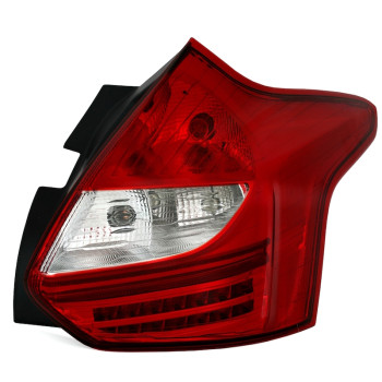 Ford Focus MK3 (11-14) LED aizmugurējie lukturi, sarkani/hromēti