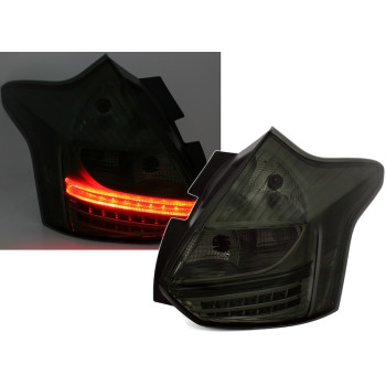 Ford Focus MK3 (11-14) aizmugurējie lukturi, LED tonēti
