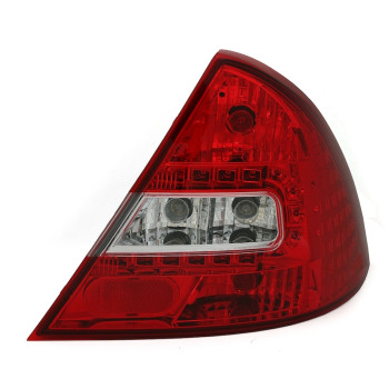 Ford Mondeo MK3 (00-07) LED aizmugurējie lukturi, sarkani/hromēti