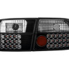 Honda Civic 3D (91-95) aizmugurejie lukturi, LED, melni