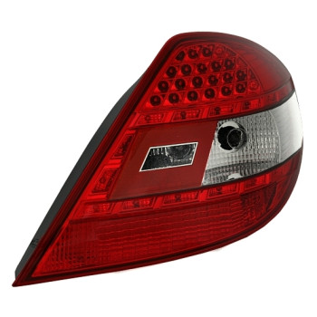 Mercedes SLK r171 (03-10) LED tail lights, red/crystal 2