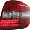Mercedes ML w164 (05-08) LED aizmugurējie lukturi, sarkani/hromēti