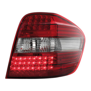 Mercedes ML w164 (05-08) LED aizmugurējie lukturi, sarkani/hromēti