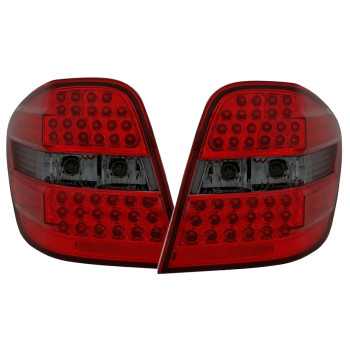 Mercedes ML w164 (05-08) LED aizmugurejie lukturi, sarkani/tonēti 2