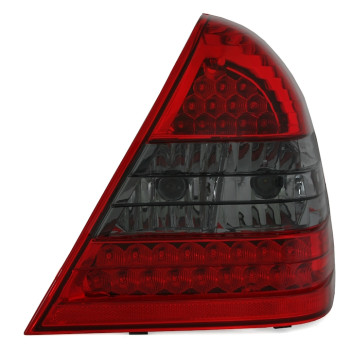 Mercedes w202 (93-00) LED aizmugurējie lukturi, sarkani/tonēti