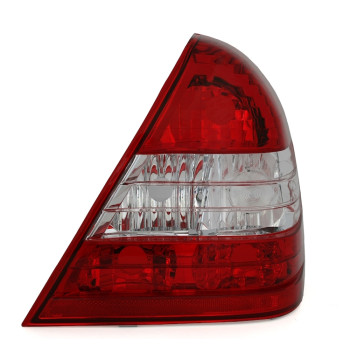 Mercedes w202 (93-00) aizmugurējie lukturi, sarkani/hromēti