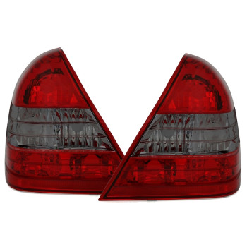 Mercedes w202 (93-00) aizmugurējie lukturi, sarkani/tonēti
