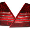 Mercedes w203 (04-07) LED aizmugurējie lukturi, sarkani/hromēti