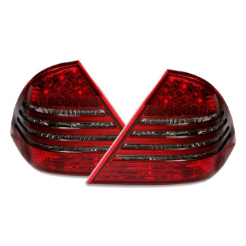 Mercedes w203 (00-04) LED aizmugurējie lukturi, sarkani/tonēti