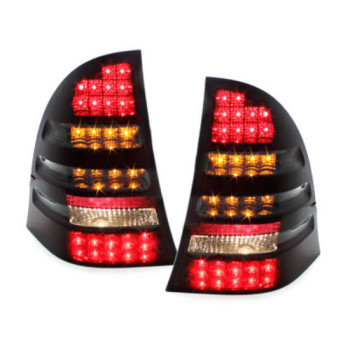 Mercedes w203 T-modell (00-04) LED aizmugurējie lukturi, sarkani/tonēti