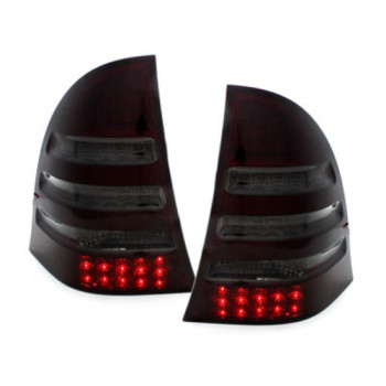 Mercedes w203 T-modell (00-04) LED aizmugurējie lukturi, sarkani/tonēti