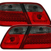 Mercedes w210 (95-02) LED aizmugurējie lukturi, sarkani/tonēti