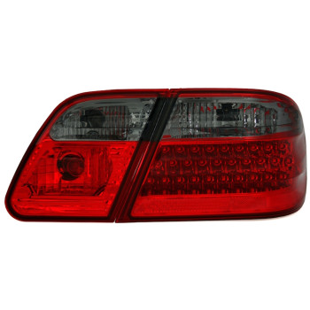 Mercedes w210 (95-02) LED aizmugurējie lukturi, sarkani/tonēti