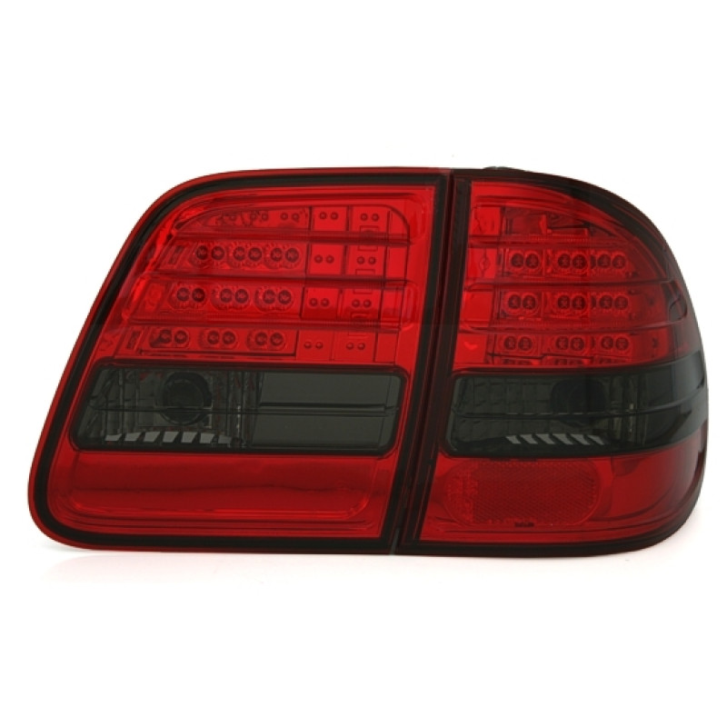 Mercedes w210 T-modell (96-03) LED aizmugurējie lukturi, sarkani/tonēti